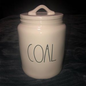 Rae Dunn Coal Canister